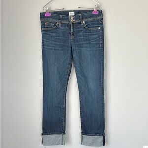 Hudson Jeans Blue Ankle Cropped Denim size 29